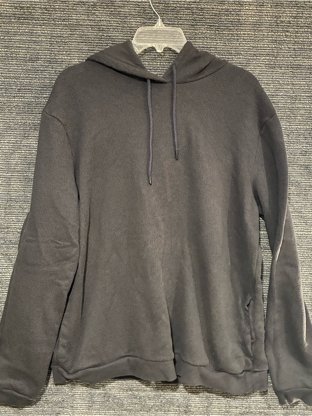 Goodfellow & Co Dark Grey Pullover Hoodie with side pockets Sz XL